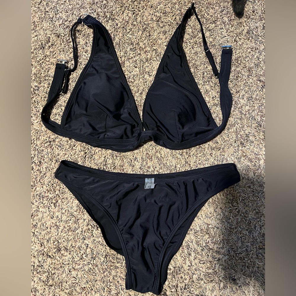 SHEIN Black Women's Bikini Set, NWT M